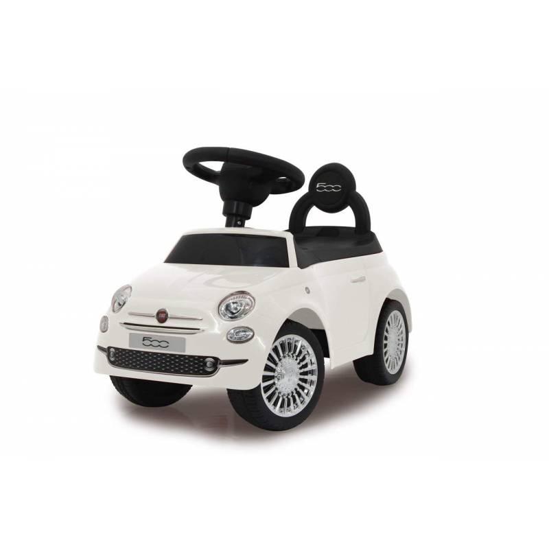 Изображение товара: Автомобильный коридор Fiat 500, белый цвет, игрушка из высококачественных материалов, рекомендуемый возраст от 12 до 36 месяцев.