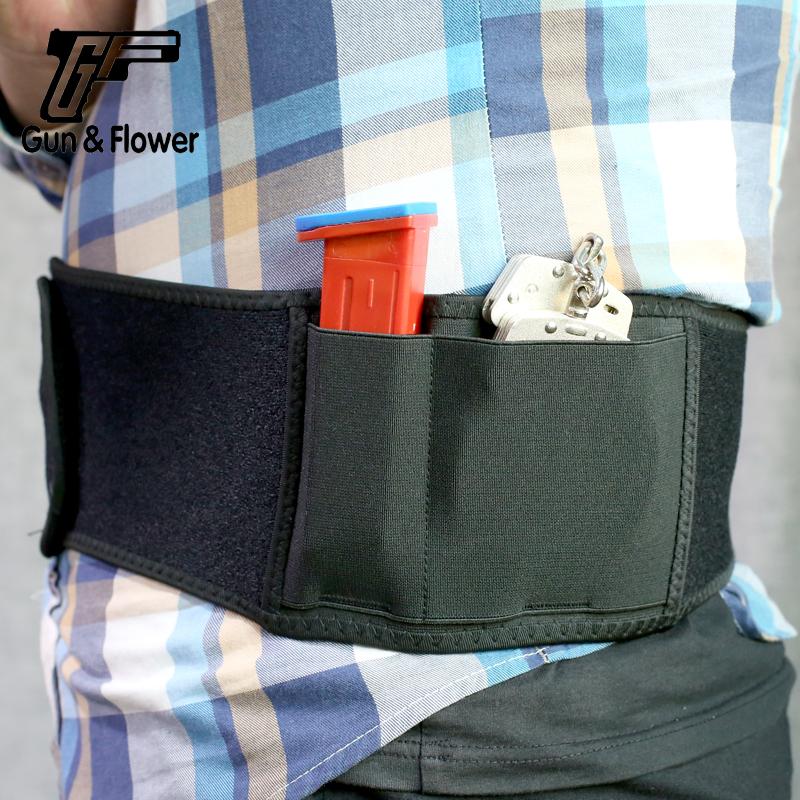 Изображение товара: Кобура для пистолета из неопрена Gunflower, для скрытого ношения, дополнительный ремень, для левой и правой руки