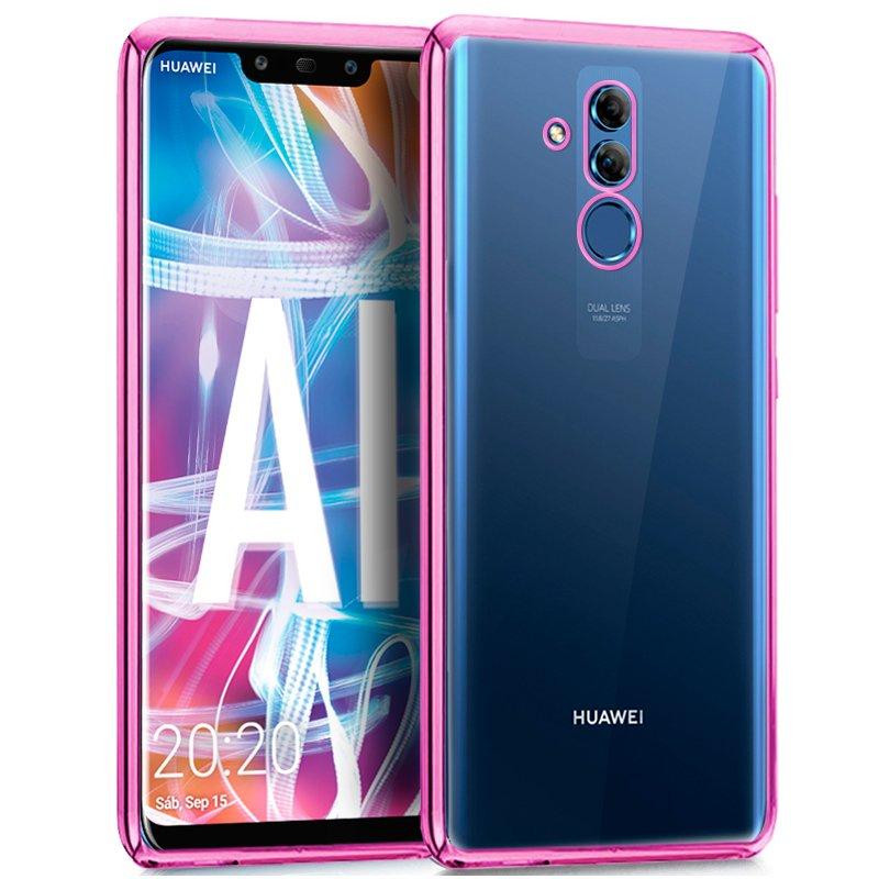 Изображение товара: Матовый чехол для Huawei 20 Lite Edge металлик (розовый)