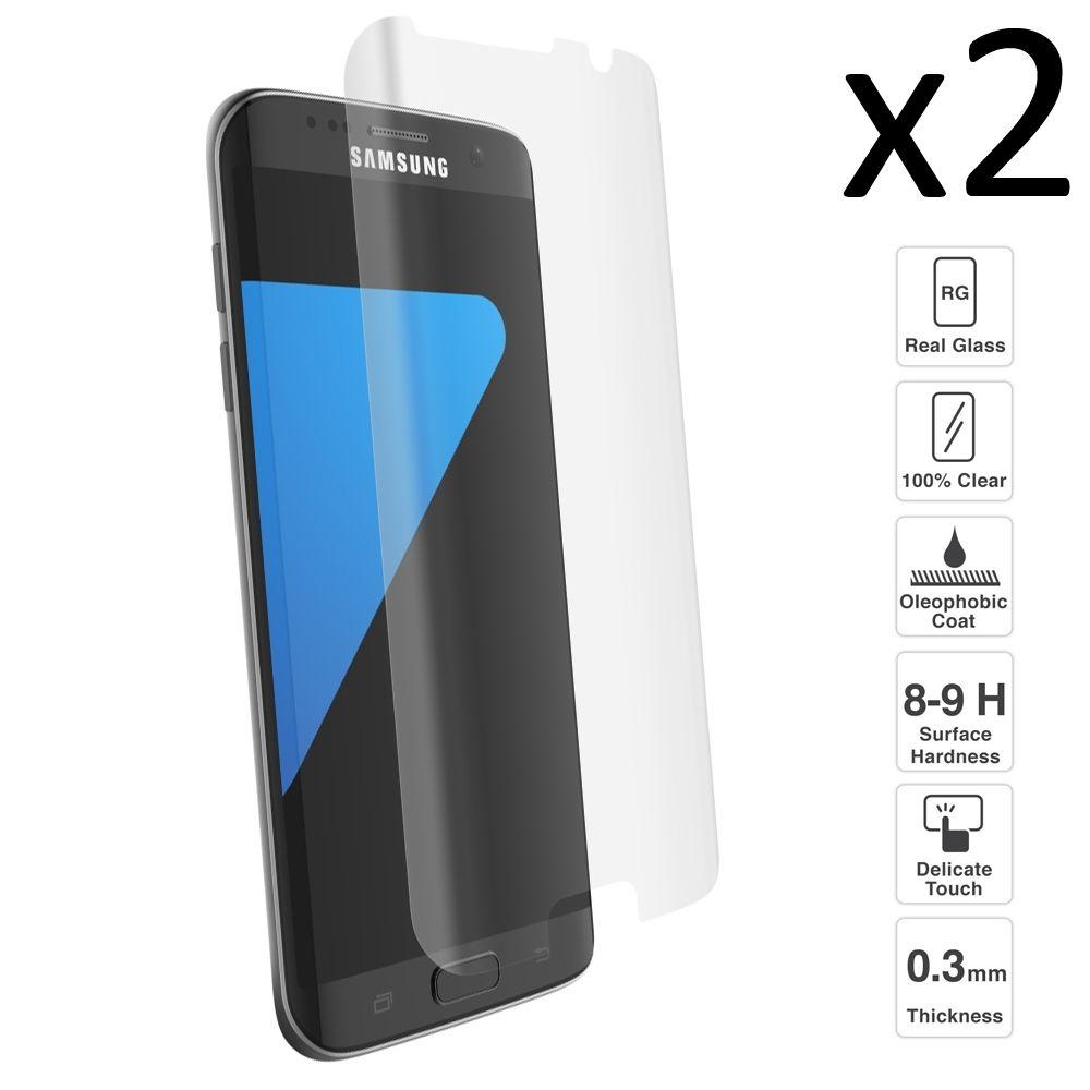 Изображение товара: Защитное стекло для экрана Samsung Galaxy S7 Edge, набор из 2 штук