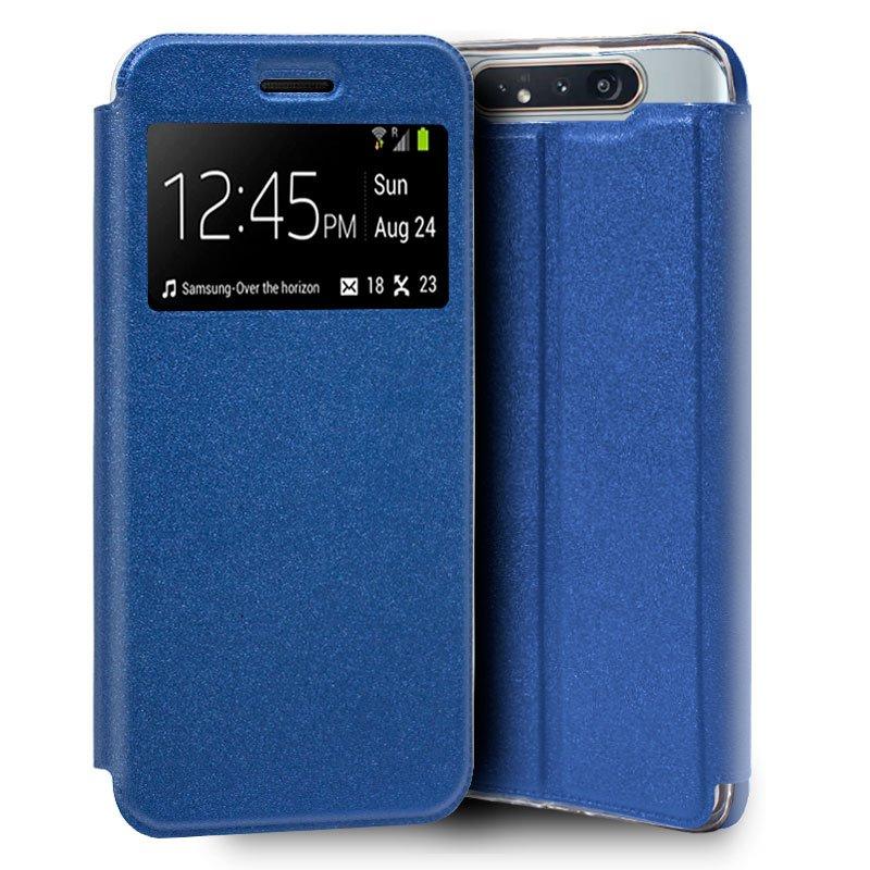 Изображение товара: Чехол-книжка для Samsung A805 Galaxy A80 синего цвета