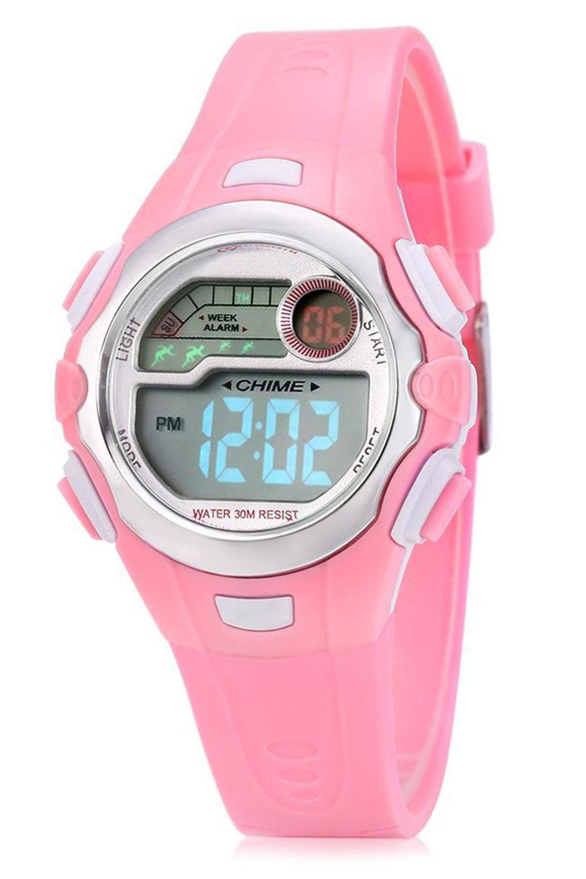 Изображение товара: Цифровые спортивные детские наручные часы Будильник Секундомер Календарь