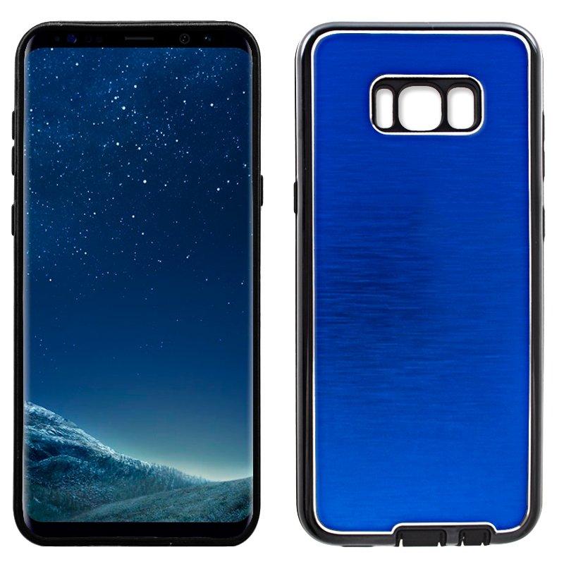 Изображение товара: Чехол samsung G955 Galaxy S8 Plus алюминиевый синий