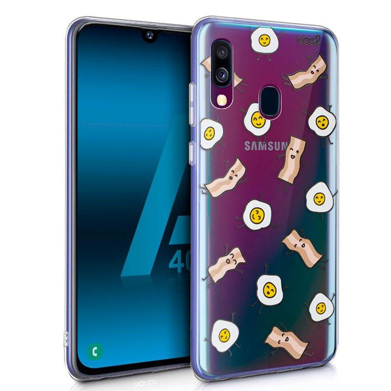 Изображение товара: Чехол samsung A405 Galaxy A40 прозрачный бекон