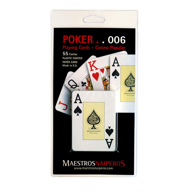 Изображение товара: Маэстроснайперос®Колода покера американские 55 карт, высокое качество казино, синий и красный цвет, пластифицированная поверхность