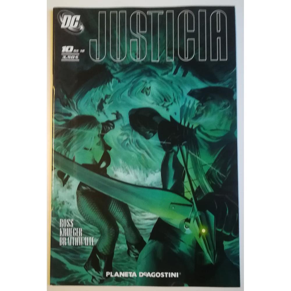 Изображение товара: Justice No. 10, DC COMICS, ED. PLANETA - 2008, 1ª испанское издание, комиксы, авторская серия ALEX ROSS, MINI