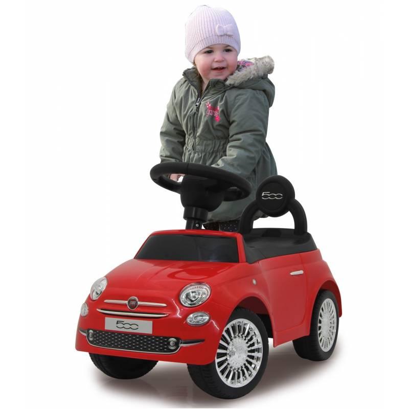 Изображение товара: Красный цвет Fiat 500 коридор, игрушечный автомобиль изготовлен из высококачественных материалов, рекомендуемый возраст от 12 до 36 месяцев.