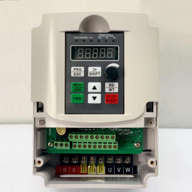 Изображение товара: VFD инвертор 1.5 кВт/2.2 кВт/4 кВт преобразователь частоты 3P 220 В выход CNC шпиндель управления скоростью двигателя VFD конвертер