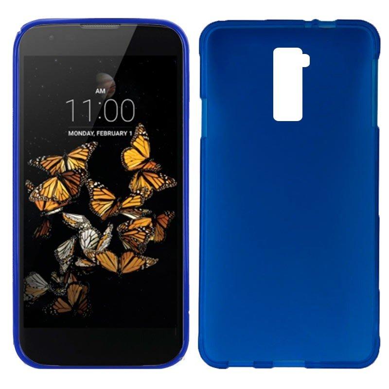 Изображение товара: Силиконовый чехол LG K8 (синий, мягкий, ударопрочный, прочный