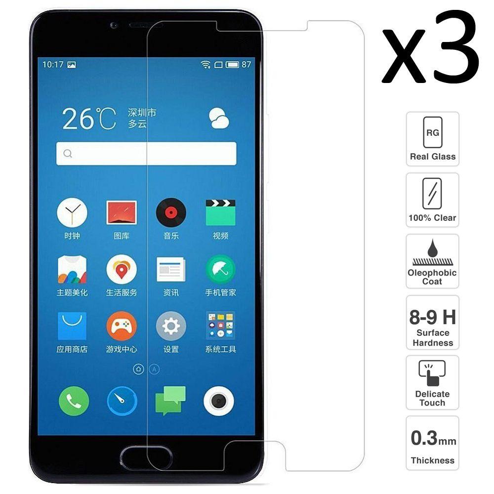 Изображение товара: Meizu M5 набор из 3 предметов протектор экрана из закаленного стекла antira