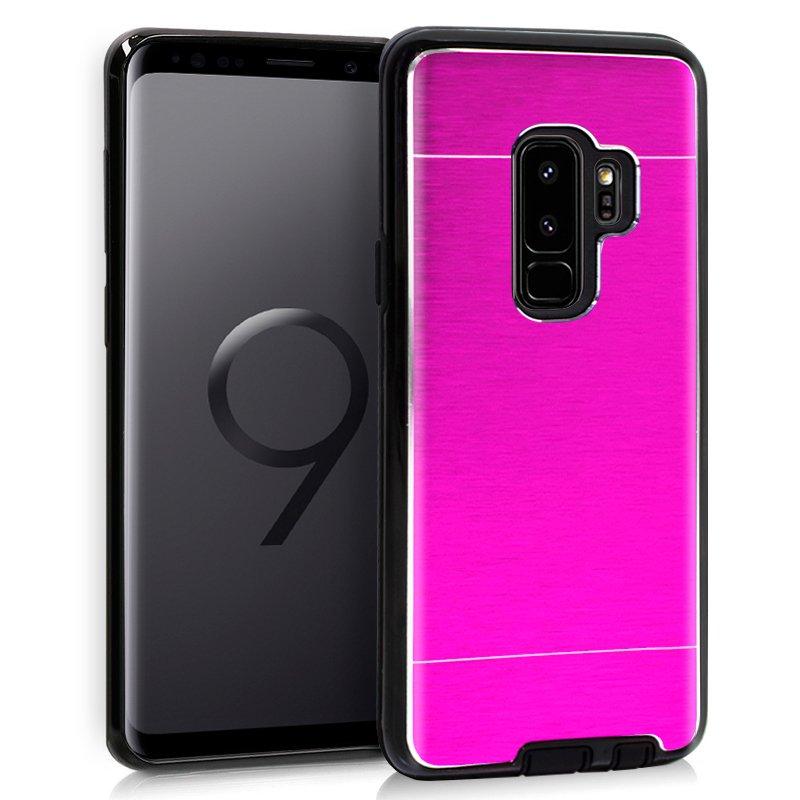 Изображение товара: Чехол samsung G965 Galaxy S9 Plus алюминиевый розовый