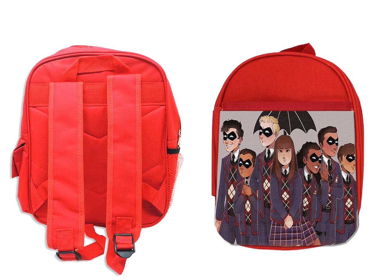 Изображение товара: MERCHANDMANIA красный рюкзак серии Супергерои зонтик для школы Материал Дети Девочка персонализированные