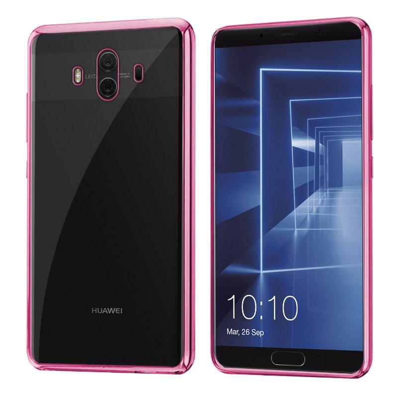 Изображение товара: Чехол для Huawei Matte 10 Edge металлик (розовый)