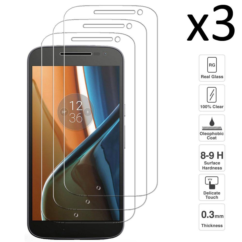 Изображение товара: Motorola Moto G4 набор из 3 предметов закаленное стекло для защиты экрана от царапин ультратонкое легкое в установке