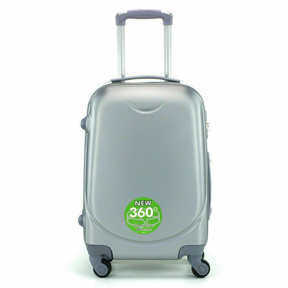 Изображение товара: Маленький чемодан 4 колеса 360 ° ручной Багаж каюта жесткий серый