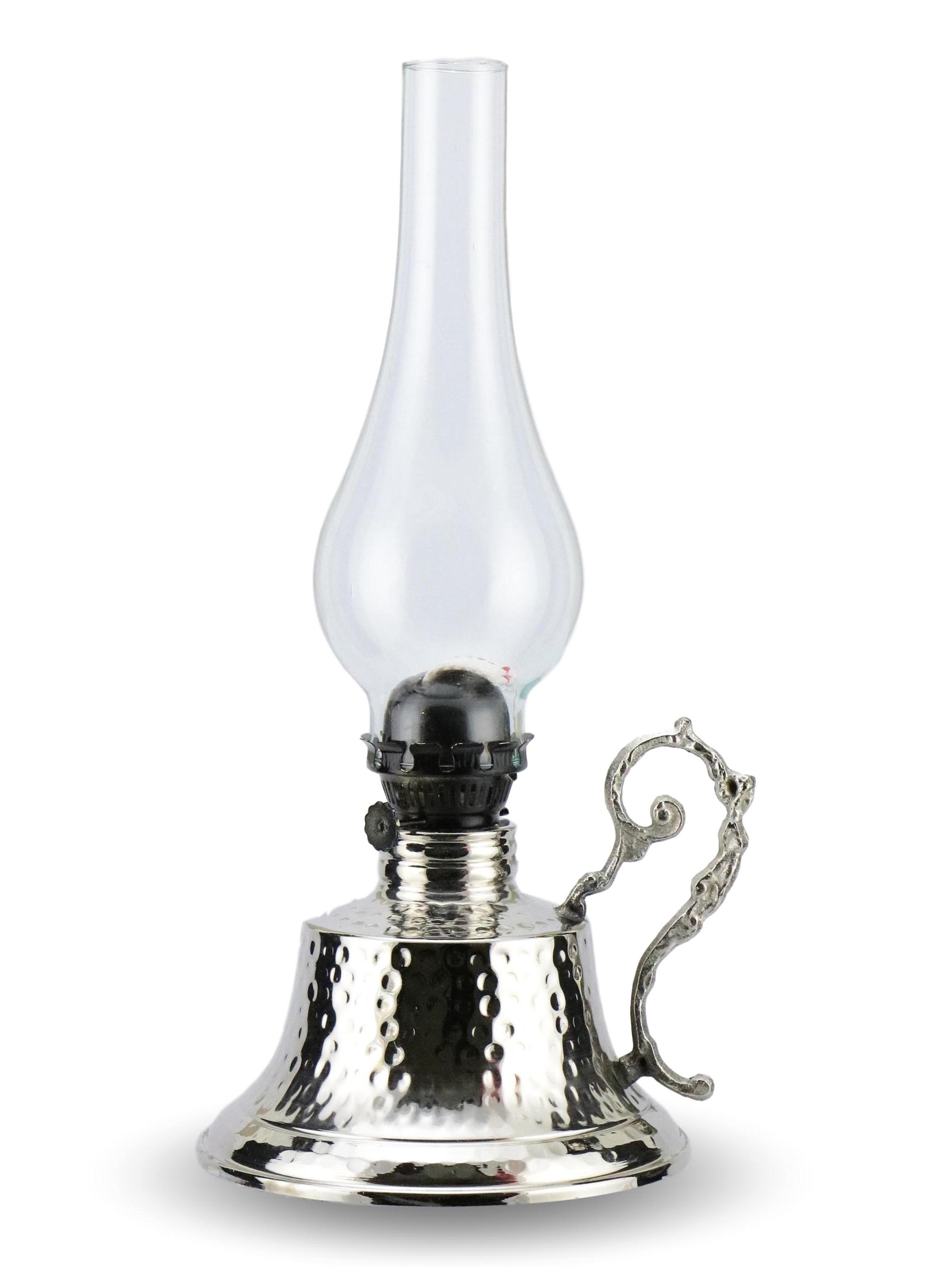 Изображение товара: Декоративная никелированная газовая лампа ручной работы SONAYCOPPER, лампа для дачи, фонарь, масляная лампа, светильник лампа, медная газовая лампа