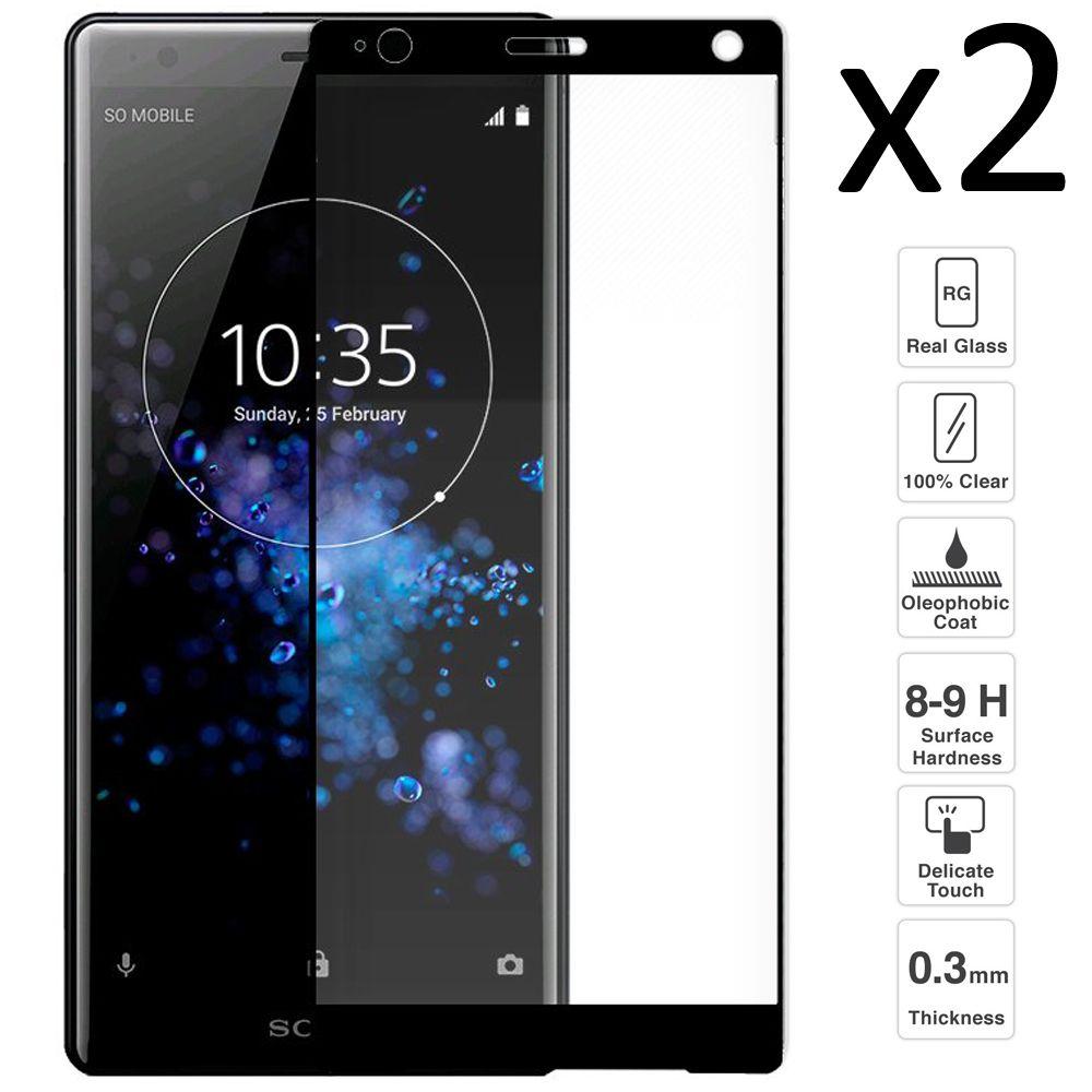 Изображение товара: Sony Xperia XZ2, набор из 2 предметов, закаленное стекло для защиты экрана от царапин, ультратонкое, простое в установке