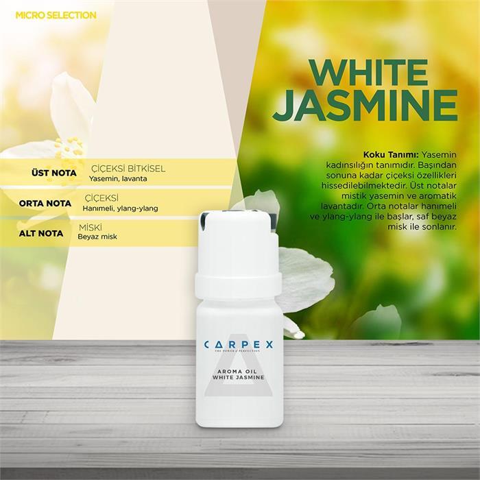 Изображение товара: Микро-ароматизатор Carpex, белый + белый картридж Жасмин
